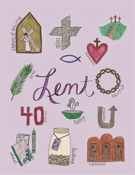 Printable Lent Symbols